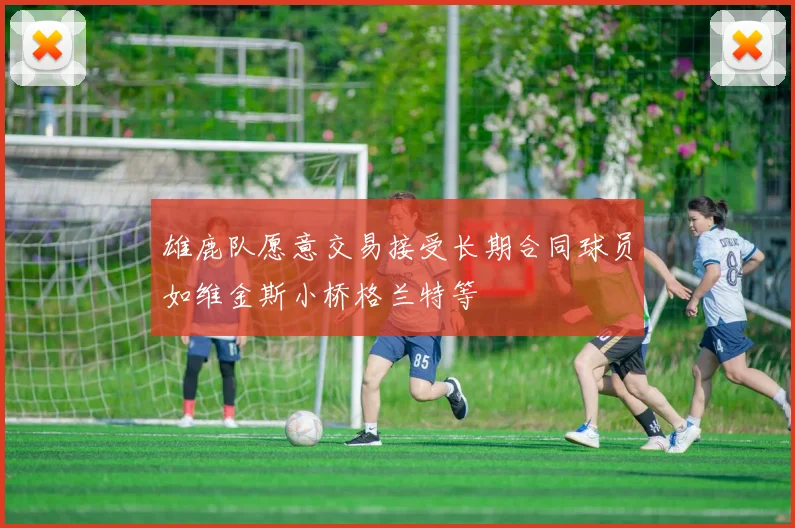雄鹿队愿意交易接受长期合同球员如维金斯小桥格兰特等