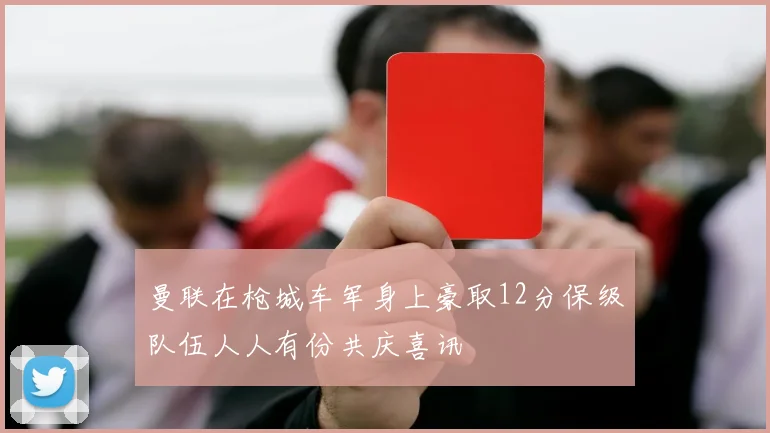 曼联在枪城车军身上豪取12分保级队伍人人有份共庆喜讯
